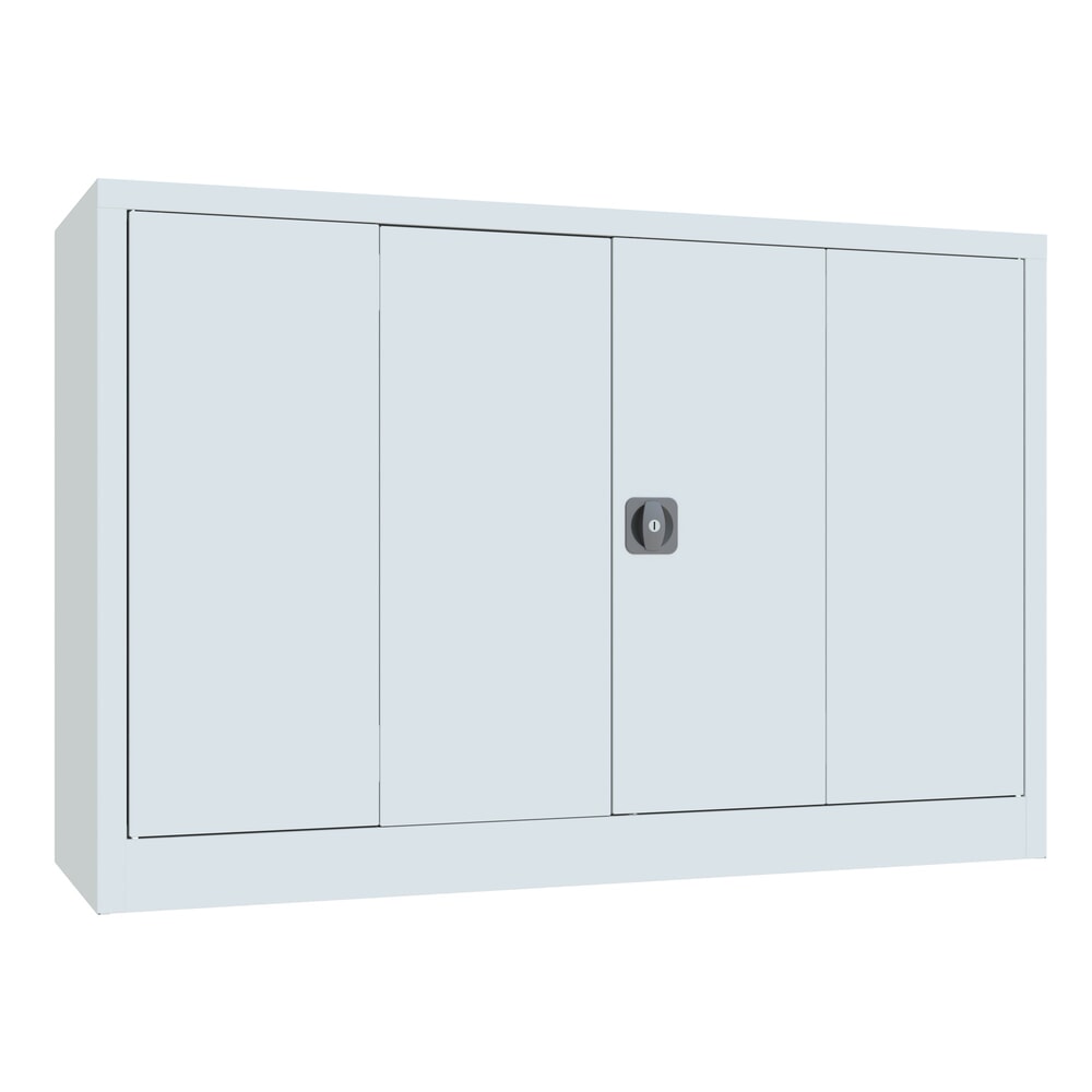 Productafbeelding nr. 1: Vouwdeurkast PAVOY met 2 legborden, hxbxd 1.000 x 1.500 x 500 mm, lichtgrijs, lichtgrijs