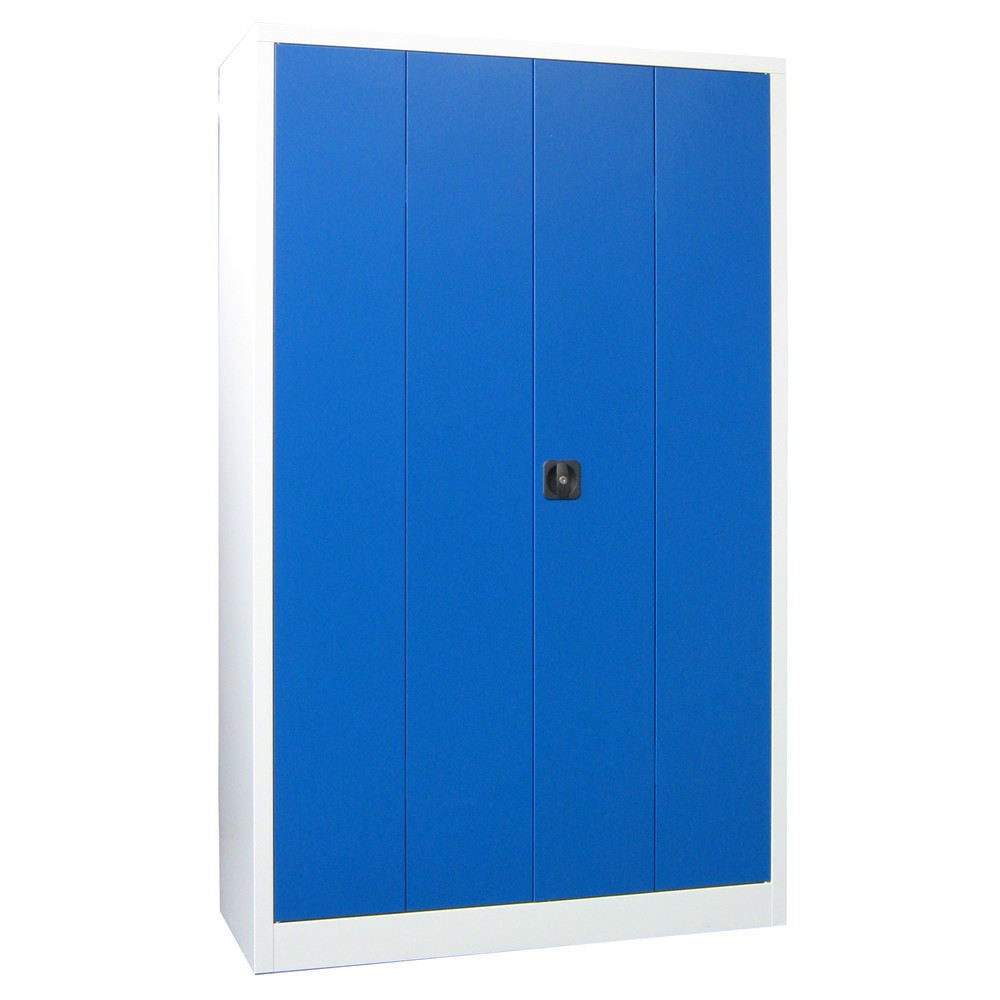 Productafbeelding nr. 4: Vouwdeurkast PAVOY met 4 legborden, hxbxd 1.950 x 1.500 x 600 mm, antracietgrijs, lichtgrijs