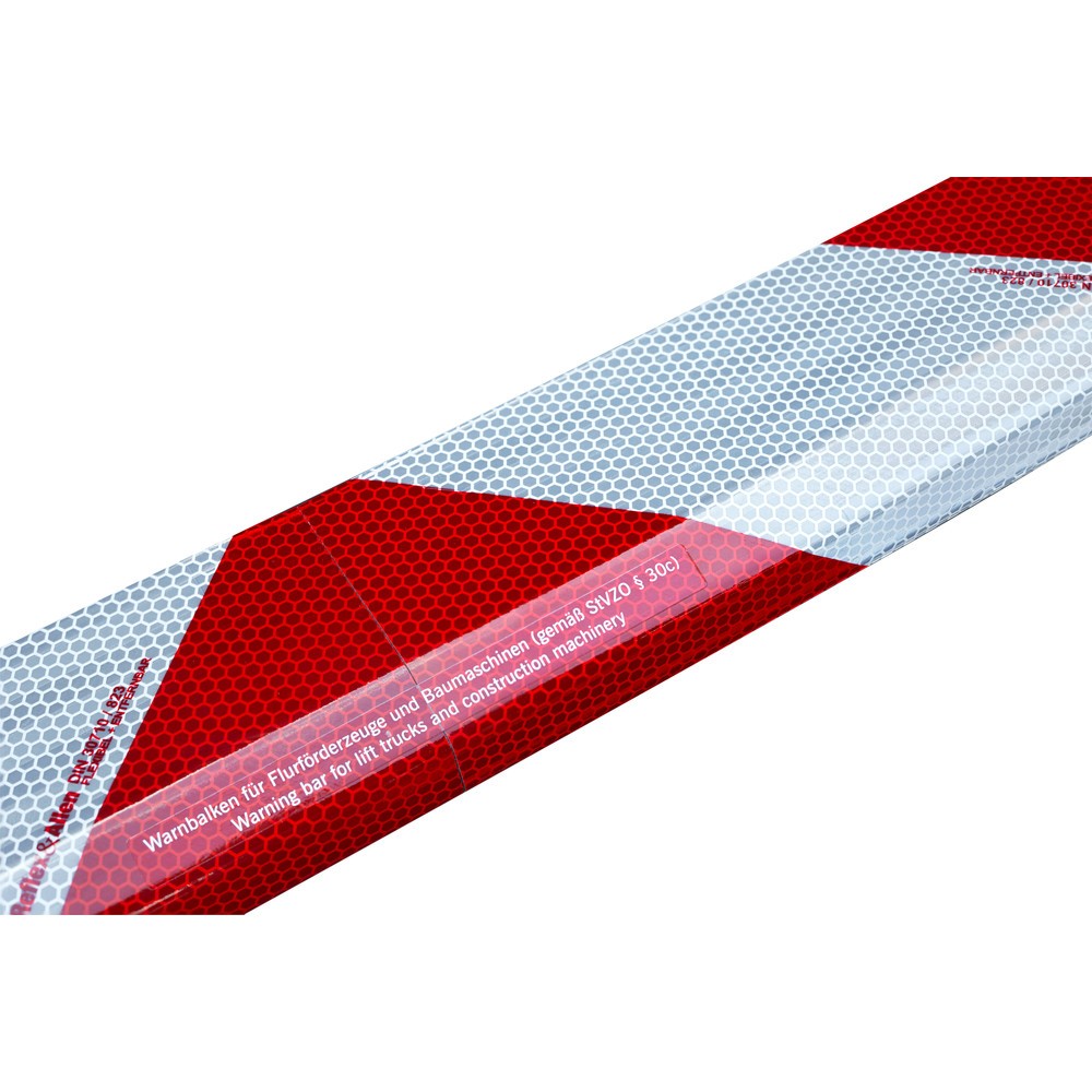 Productafbeelding nr. 2: Waarschuwingsbalk VETTER® ZEBRA voor vorktanden met magneten, hxbxd 80 x 1.000 x 45 mm