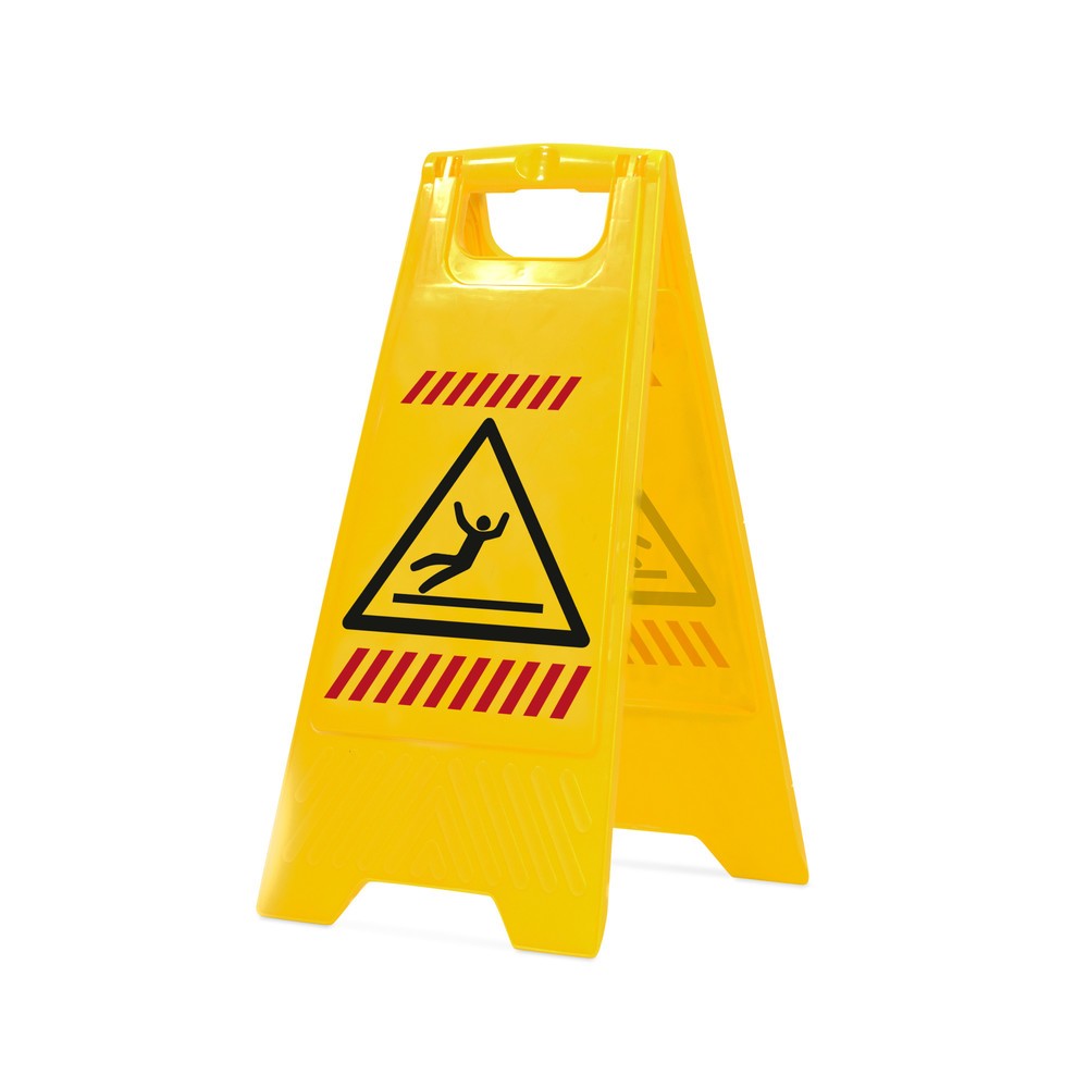 Product afbeelding: Waarschuwingsbord “Achtung Rutschgefahr”-symbool, hoogte 590 mm