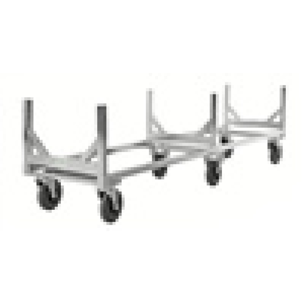 Productafbeelding nr. 4: Wagen voor lang materiaal Kongamek, verzinkt, draagvermogen 800 kg, hxbxd 700 x 608 x 2.800 mm