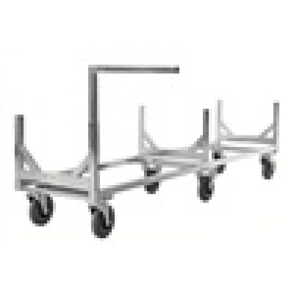 Product afbeelding: Wagen voor lang materiaal Kongamek, verzinkt, draagvermogen 800 kg, hxbxd 700 x 608 x 2.800 mm