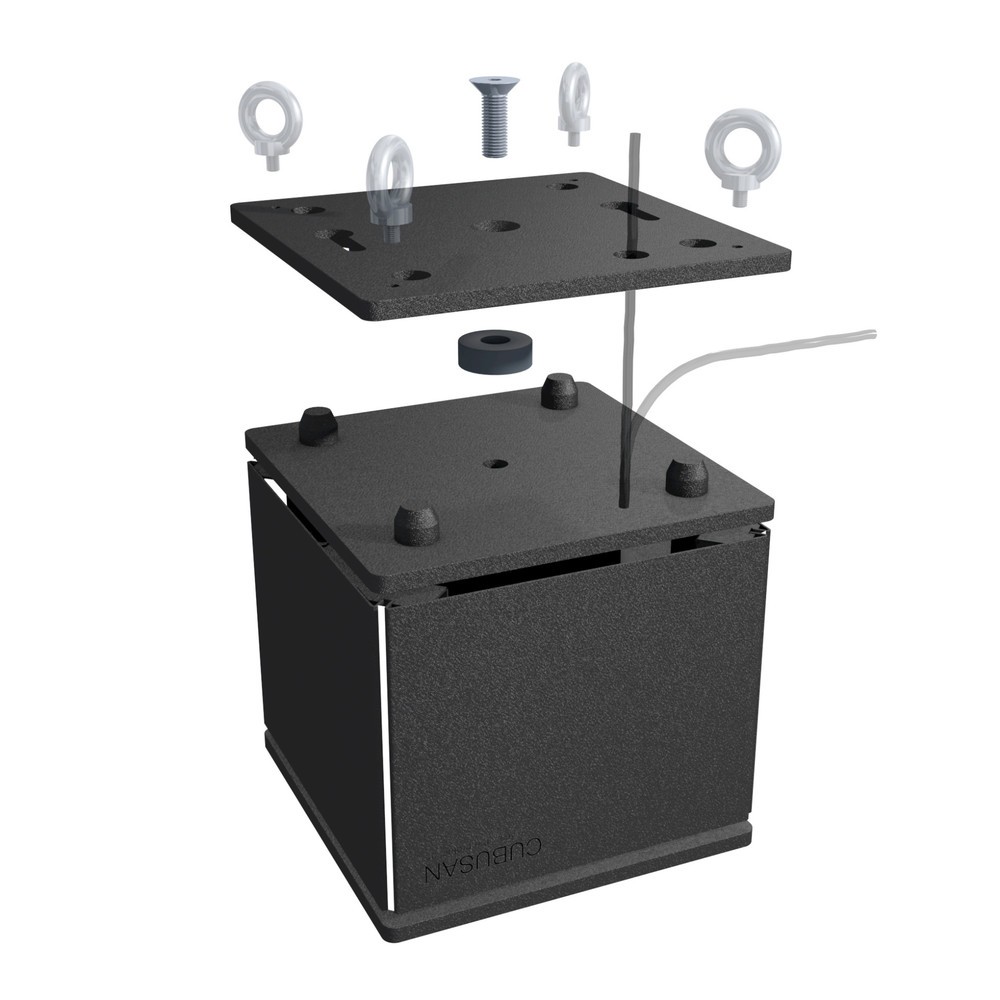 Product afbeelding: Wand- en plafondhouder voor Wintersteiger CUBUSAN CP-120, wit