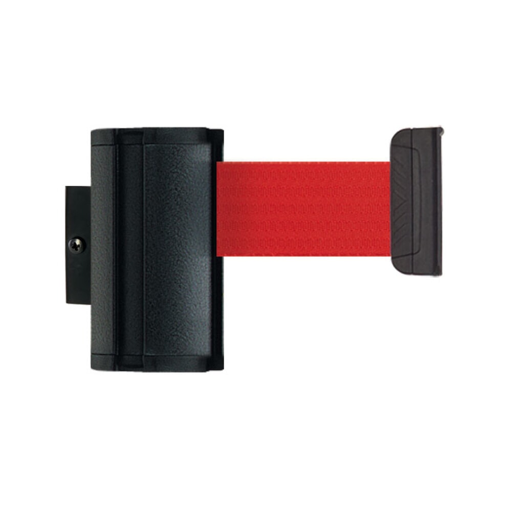 Wandafzetband M om in te haken, lengte 2,3 m, rood Product afbeelding: Wandafzetband M om in te haken, lengte 2,3 m, rood