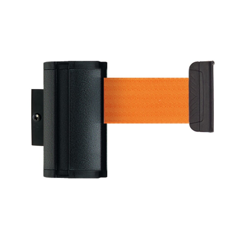 Wandafzetband L om in te haken, lengte 3,7 m, oranje Product afbeelding: Wandafzetband L om in te haken, lengte 3,7 m, oranje