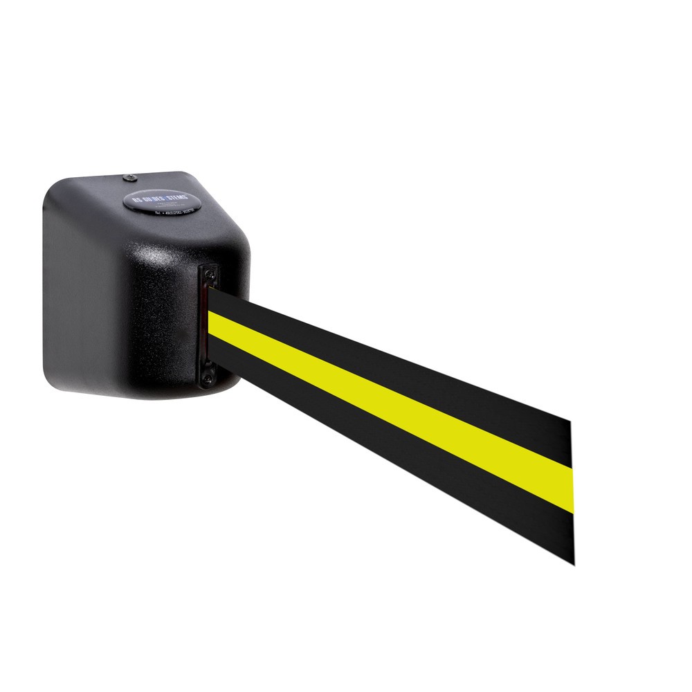 Productafbeelding nr. 1: Wandafzetband RS-GUIDESYSTEMS® met behuizing van kunststof, uittreklengte 5 m, zwart/geel horizontaal gestreept