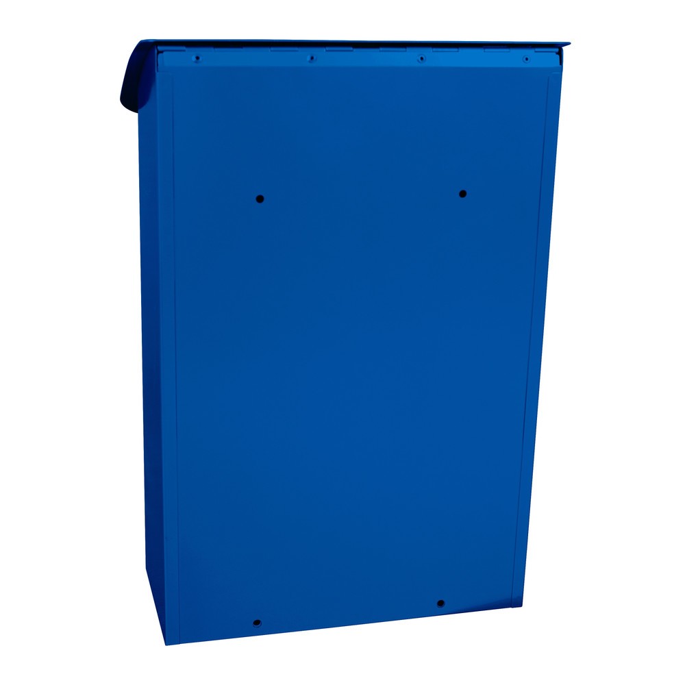 Productafbeelding nr. 3: Wandbrievenbus Denian, van verzinkt staal, met cilinderslot, blauw
