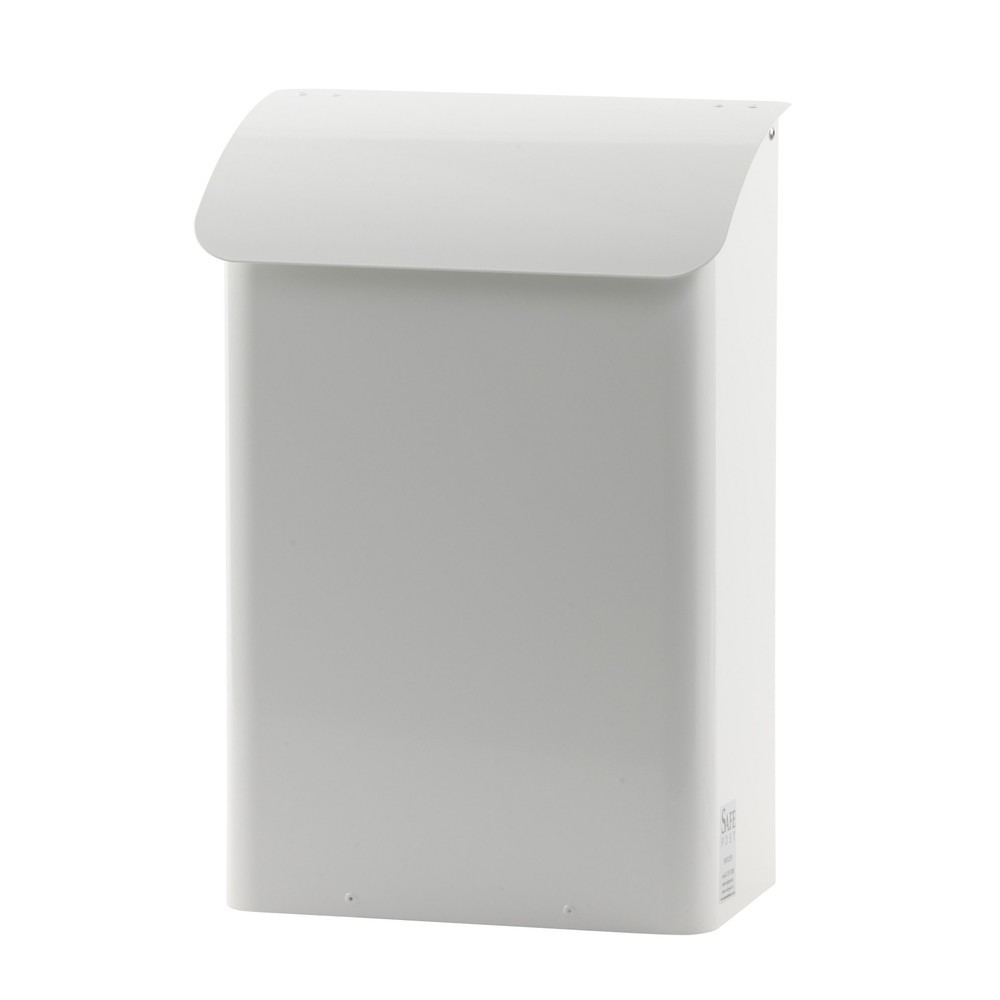 Productafbeelding nr. 1: Wandbrievenbus, lxbxh 180 x 290 x 425 mm, met afsluitbare inwerpopening, wit