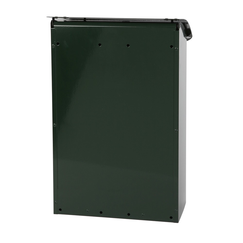 Productafbeelding nr. 4: Wandbrievenbus, lxbxh 180 x 290 x 425 mm, met afsluitbare inwerpopening, groen