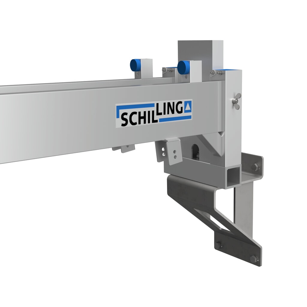 Product afbeelding: Wandconsole voor aluminium portaalkraan SCHILLING met dubbele traverse