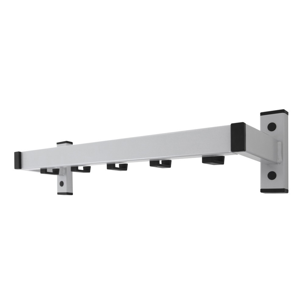Productafbeelding nr. 1: Wandgarderobe Safe, om vast te schroeven, grijs, 5 haken