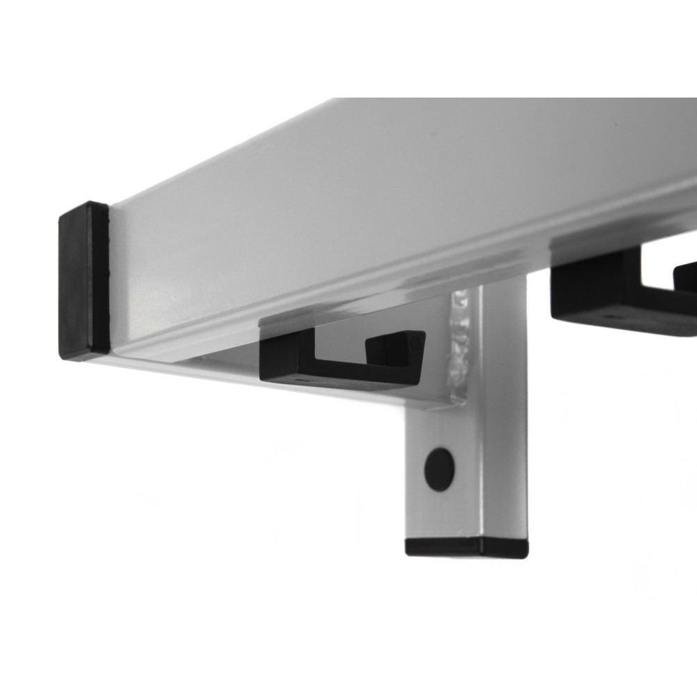 Productafbeelding nr. 2: Wandgarderobe Safe, om vast te schroeven, grijs, 5 haken