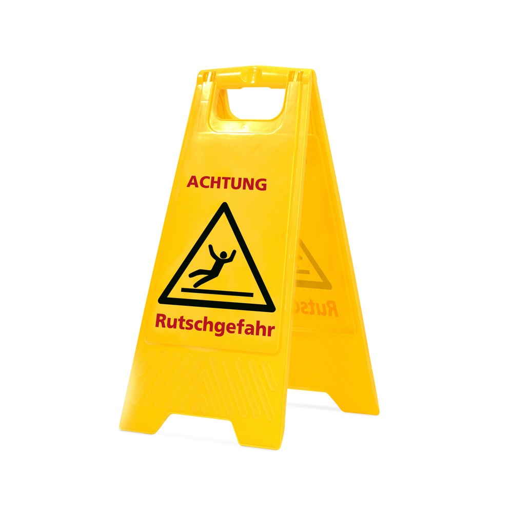 Waarschuwingsbord “Achtung Rutschgefahr!”