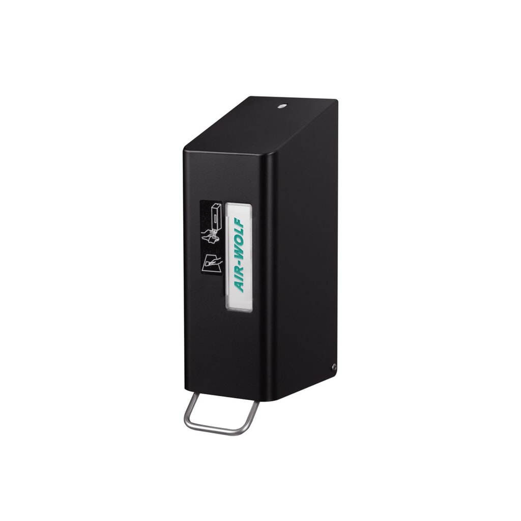 Wc-brilreiniger Air-Wolf voor 600 ml desinfectiemiddel zwart Productafbeelding nr. 1: Wc-brilreiniger Air-Wolf voor 600 ml desinfectiemiddel zwart