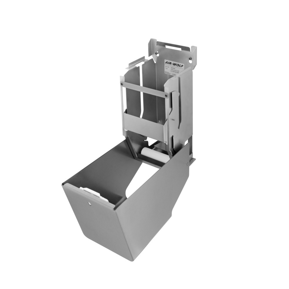 Productafbeelding nr. 4: Wc-papierdispenser Air-Wolf voor 2 huishoudrollen geborsteld roestvrij staal