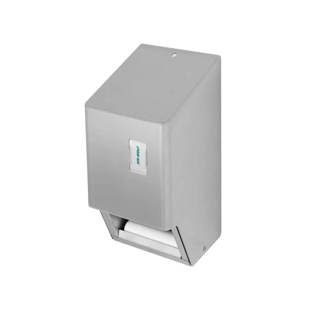 Productafbeelding nr. 6: Wc-papierdispenser Air-Wolf voor 2 huishoudrollen geborsteld roestvrij staal