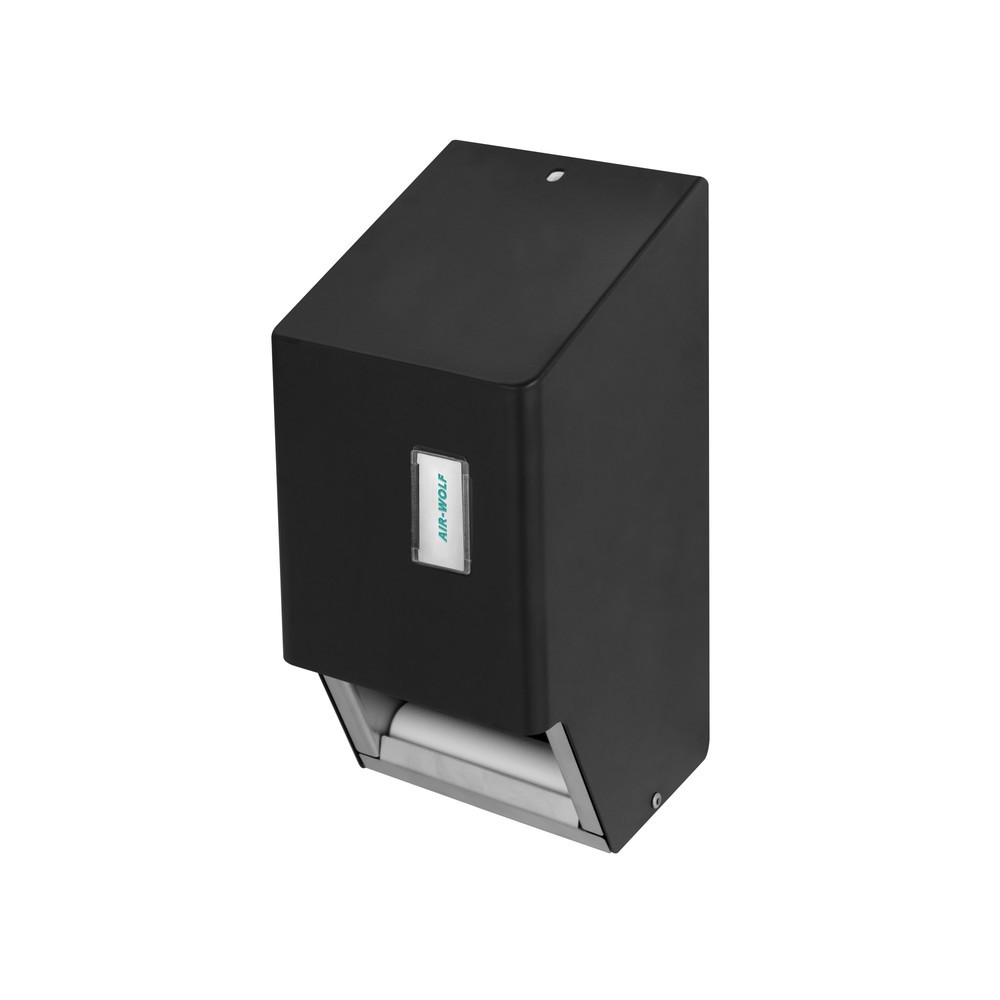 Productafbeelding nr. 2: Wc-papierdispenser Air-Wolf voor 2 huishoudrollen zwart
