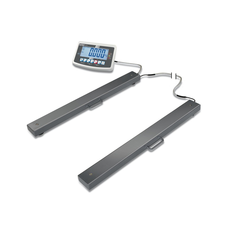 Product afbeelding: Stalen weegbalk, l x b 1.200 x 120 mm, weegbereik max. 1.500 kg