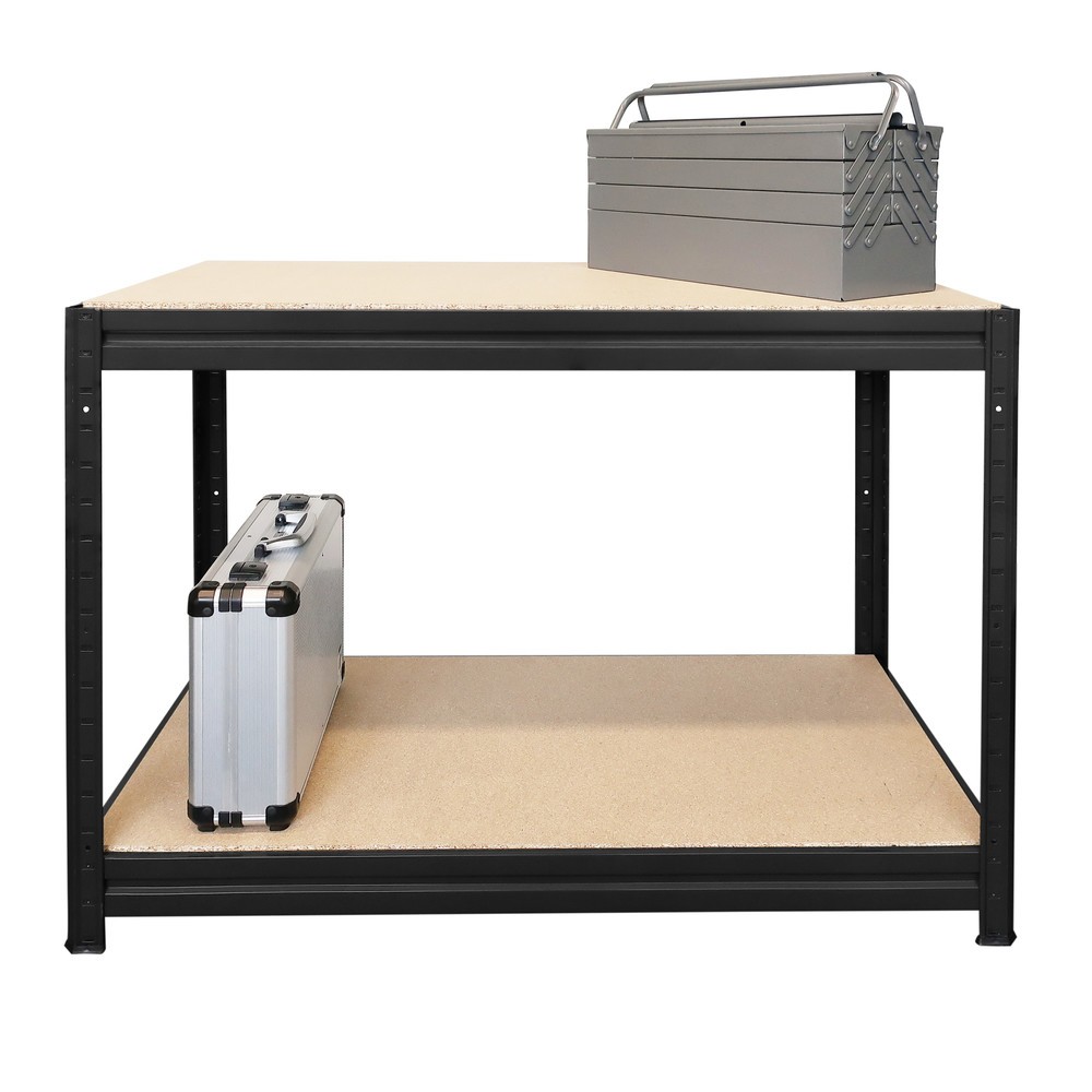 Productafbeelding nr. 4: Werkbank HEMMDAL type L, zwart - 87 x 160 x 60 cm - vaklast tot 600 kg