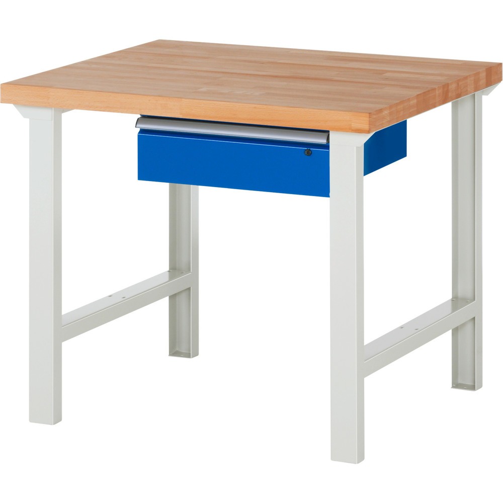 Productafbeelding nr. 1: Werkbank RAU serie 7000, hxbxd 840 x 1.000 x 900 mm, 1 lade, greeplijst ErgoScript®