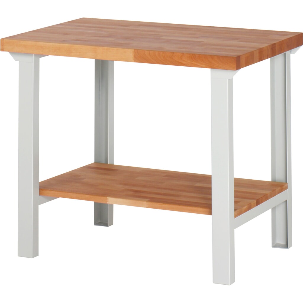 Werkbank RAU serie 7000, 1 massief beuken legbord, hxbxd 840 x 1.000 x 700 mm Product afbeelding: Werkbank RAU serie 7000, 1 massief beuken legbord, hxbxd 840 x 1.000 x 700 mm