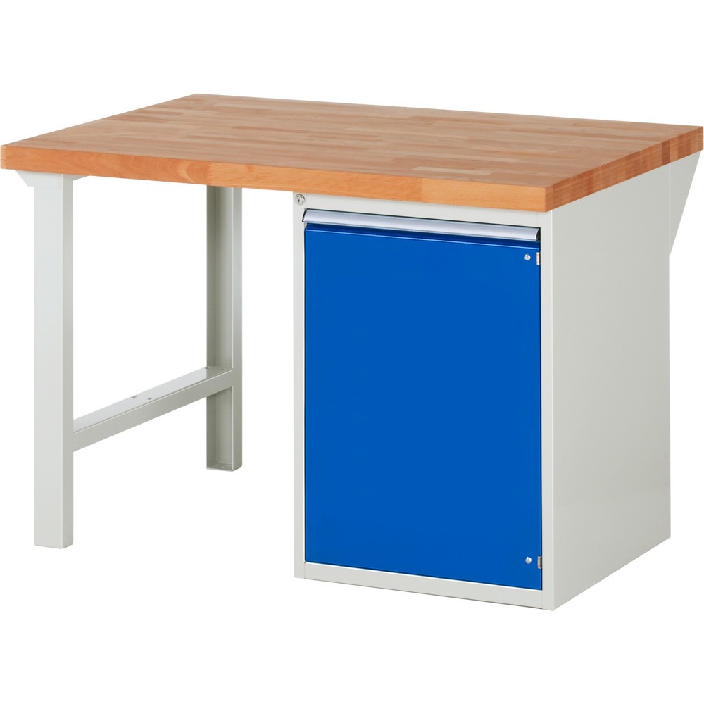 Productafbeelding nr. 1: Werkbank RAU serie 7000, 1 kast, hxbxd 890 x 1.250 x 900 mm, 1 draaideur , 1 legbord