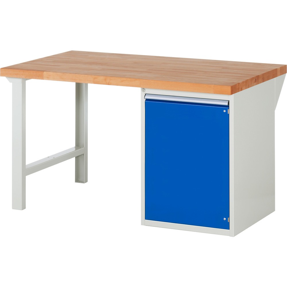 Product afbeelding: Werkbank RAU serie 7000, 1 kast, hxbxd 890 x 1.500 x 900 mm, 1 draaideur , 1 legbord