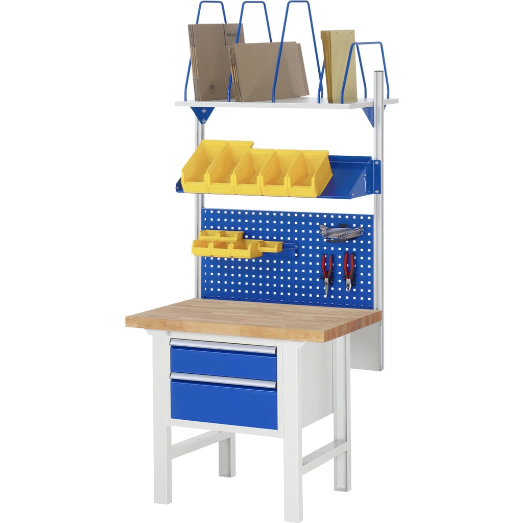 Productafbeelding nr. 6: Werkbank RAU serie 7000, hxbxd 840 x 1.000 x 700 mm, 3 lades 1 x 60 mm, 1 x 120 mm, 1 x 180 mm