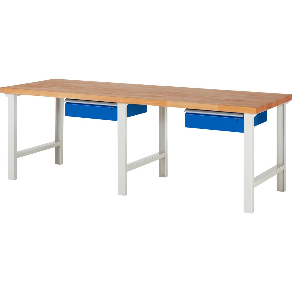 Productafbeelding nr. 1: Werkbank RAU serie 7000, hxbxd 840 x 2.500 x 900 mm, 2 lades 2 x 150 mm