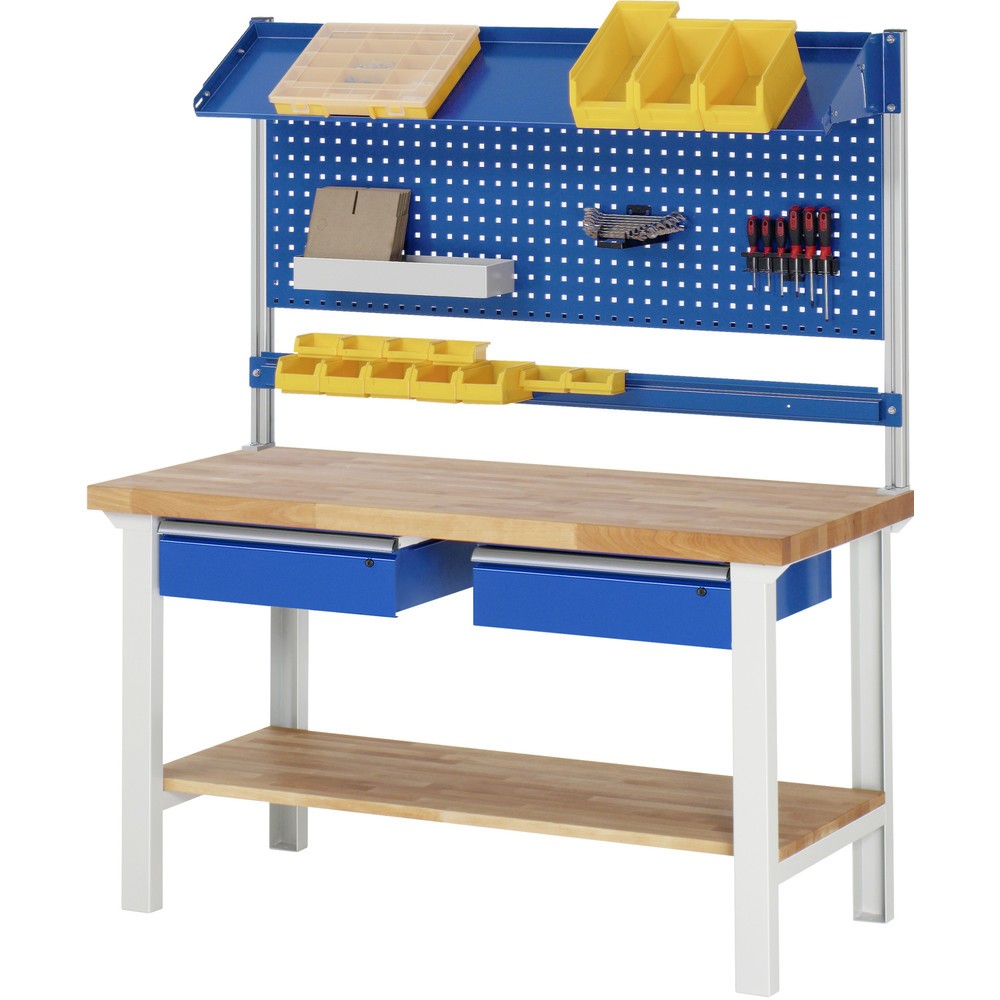 Productafbeelding nr. 5: Werkbank RAU serie 7000, hxbxd 790-1.140 x 1.500 x 700 mm, 2 lades 2 x 150 mm