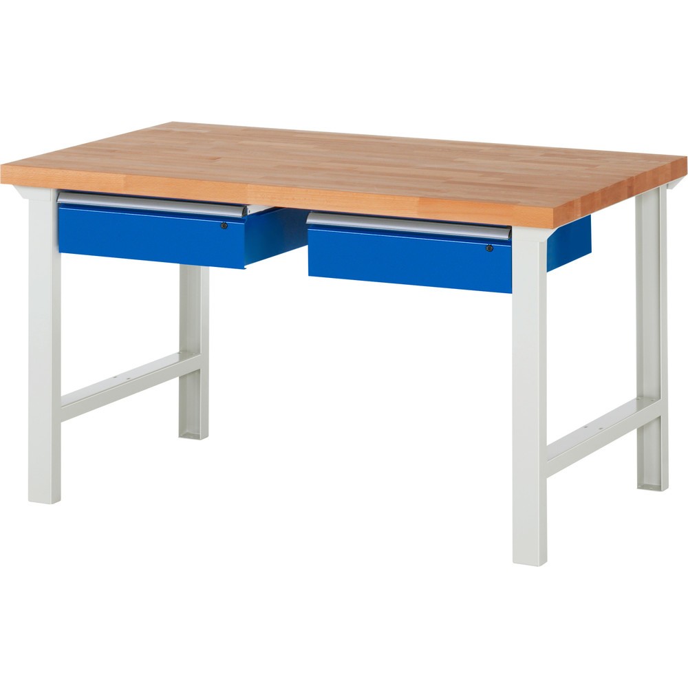 Productafbeelding nr. 1: Werkbank RAU serie 7000, hxbxd 840 x 1.500 x 900 mm, 2 lades 2 x 150 mm