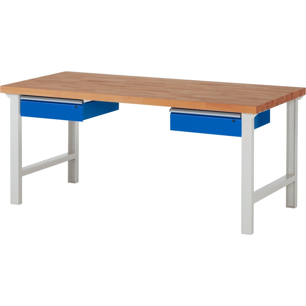 Productafbeelding nr. 1: Werkbank RAU serie 7000, hxbxd 840 x 2.000 x 900 mm, 2 lades 2 x 150 mm