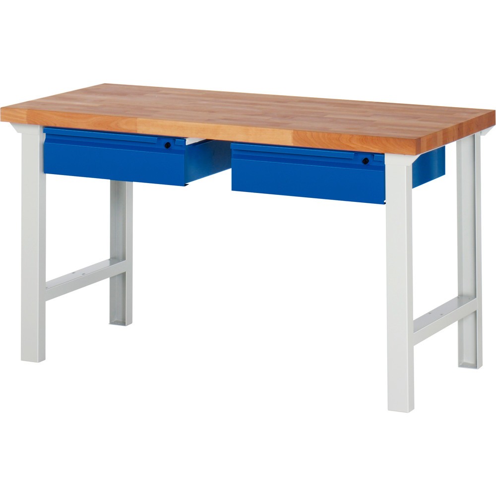 Productafbeelding nr. 1: Werkbank RAU serie 7000, hxbxd 840 x 1.500 x 700 mm, 2 lades 2 x 150 mm