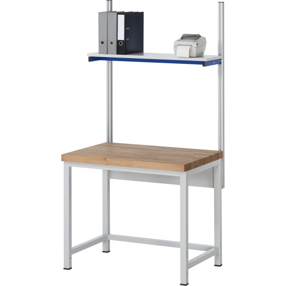 Productafbeelding nr. 3: Werkbank RAU serie 8000, 1 massief beuken legbord diepte 757 mm, hxbxd 840 x 1.000 x 900 mm