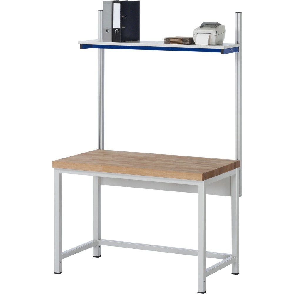 Productafbeelding nr. 3: Werkbank RAU serie 8000, 1 massief beuken legbord diepte 557 mm, hxbxd 840 x 1.250 x 700 mm