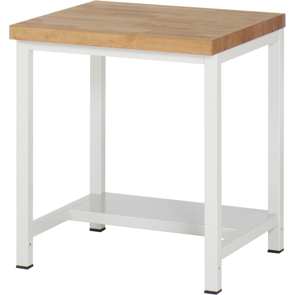 RAU werkbank voor zwaar gebruik serie 8000, 1 aflegbord diepte 320 mm, hxbxd 840-1.040 mm x 750 mm x 700 mm Product afbeelding: RAU werkbank voor zwaar gebruik serie 8000, 1 aflegbord diepte 320 mm, hxbxd 840-1.040 mm x 750 mm x 700 mm