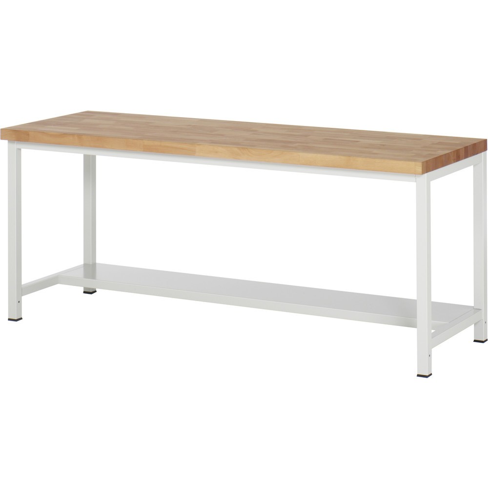 Productafbeelding nr. 1: Zware werkbank RAU serie 8000, 1 legbord diepte 320 mm, hxbxd 840 - 1.040 x 2.000 x 900 mm