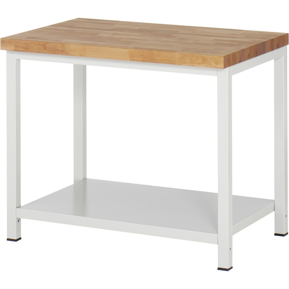 Product afbeelding: Werkbank RAU serie 8000, 1 legbord diepte 650 mm, hxbxd 840 x 1.000 x 700 mm