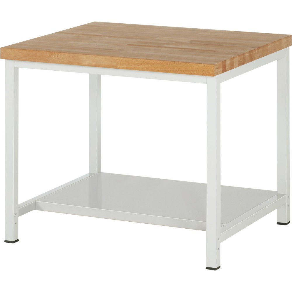 Product afbeelding: Werkbank RAU serie 8000, 1 legbord diepte 650 mm, hxbxd 840 x 1.000 x 900 mm