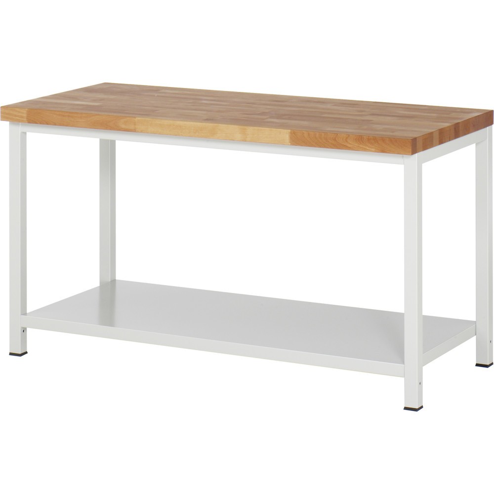 Product afbeelding: Zware werkbank RAU serie 8000, 1 legbord diepte 650 mm, hxbxd 840 - 1.040 x 1.500 x 700 mm
