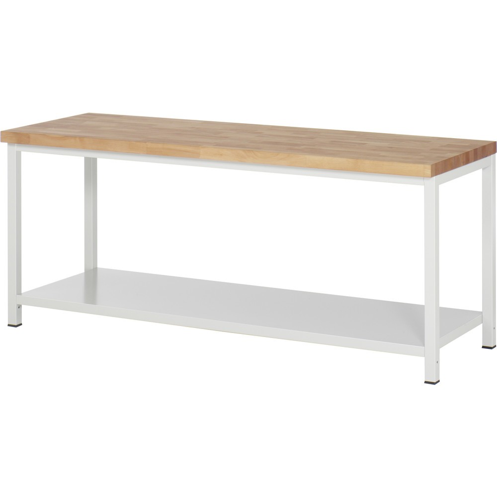 Product afbeelding: Zware werkbank RAU serie 8000, 1 legbord diepte 650 mm, hxbxd 840 - 1.040 x 2.000 x 700 mm