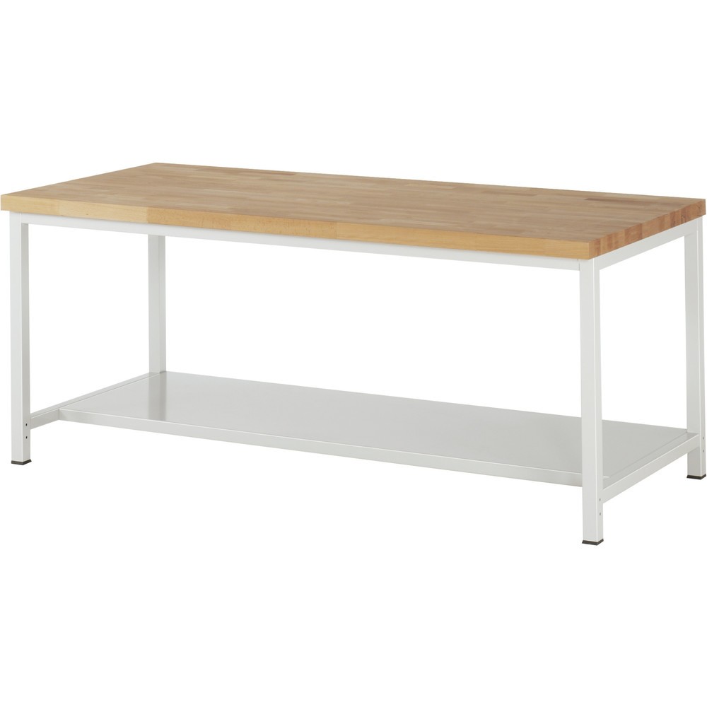 Product afbeelding: Zware werkbank RAU serie 8000, 1 legbord diepte 650 mm, hxbxd 840 - 1.040 x 2.000 x 900 mm