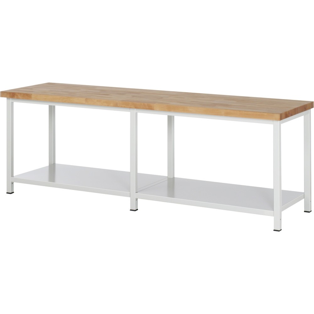 Product afbeelding: Zware werkbank RAU serie 8000, 1 legbord diepte 650 mm, hxbxd 840 - 1.040 x 2.500 x 700 mm