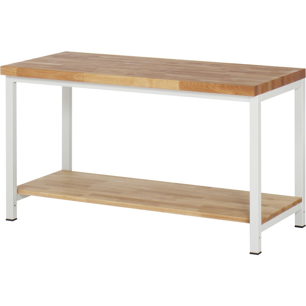 Product afbeelding: RAU werkbank serie 8000, h x b x d 840-1.040 x 1.500 x 700 mm, legbord onderaan