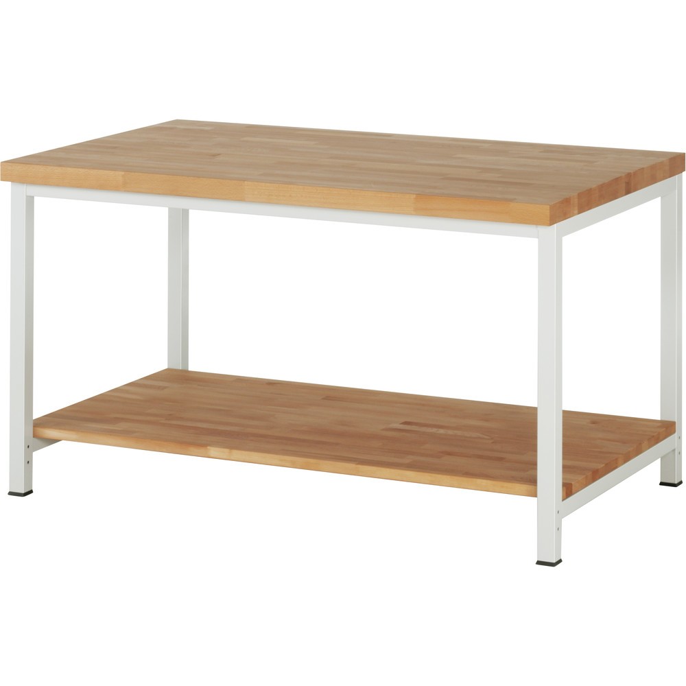 Product afbeelding: RAU werkbank serie 8000, h x b x d 840-1.040 x 1.500 x 900 mm, legbord onderaan