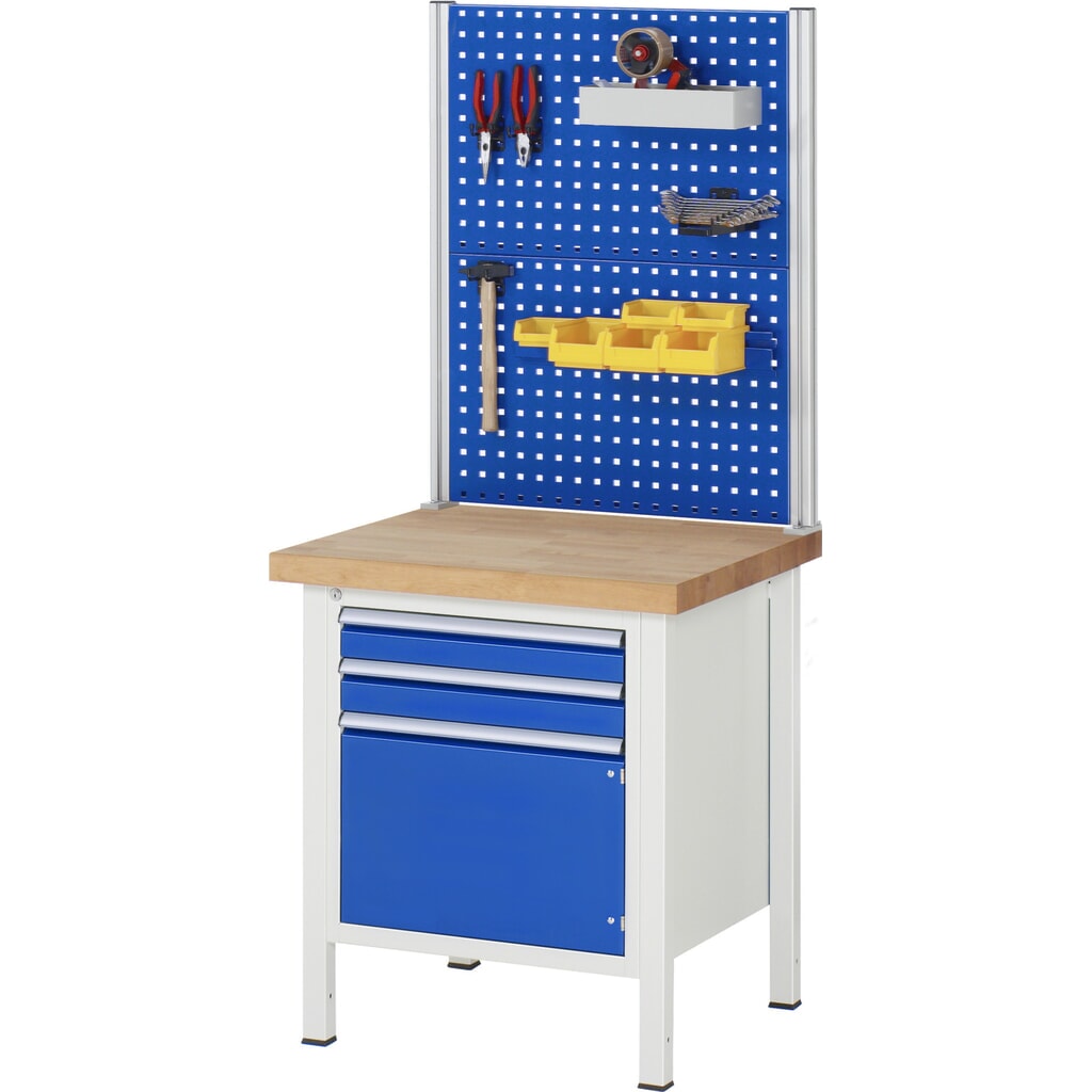 Werkbank RAU serie 8000, 1 draaideur, hxbxd 840 x 750 x 700 mm, 1 lade, 1 draaideur Productafbeelding nr. 6: Werkbank RAU serie 8000, 1 draaideur, hxbxd 840 x 750 x 700 mm, 1 lade, 1 draaideur