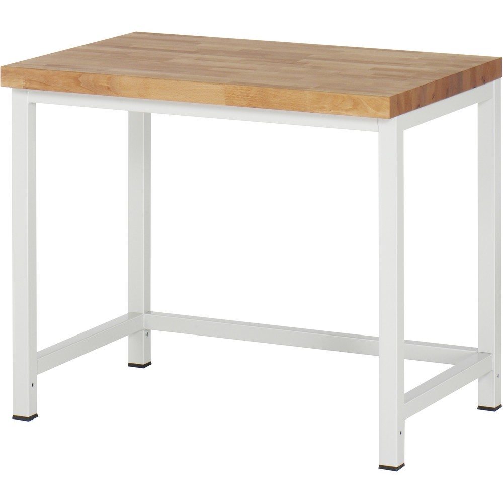 Product afbeelding: Werkbank RAU serie 8000, massief beuken werkblad, dikte 40 mm, hxbxd 840 x 1.000 x 700 mm