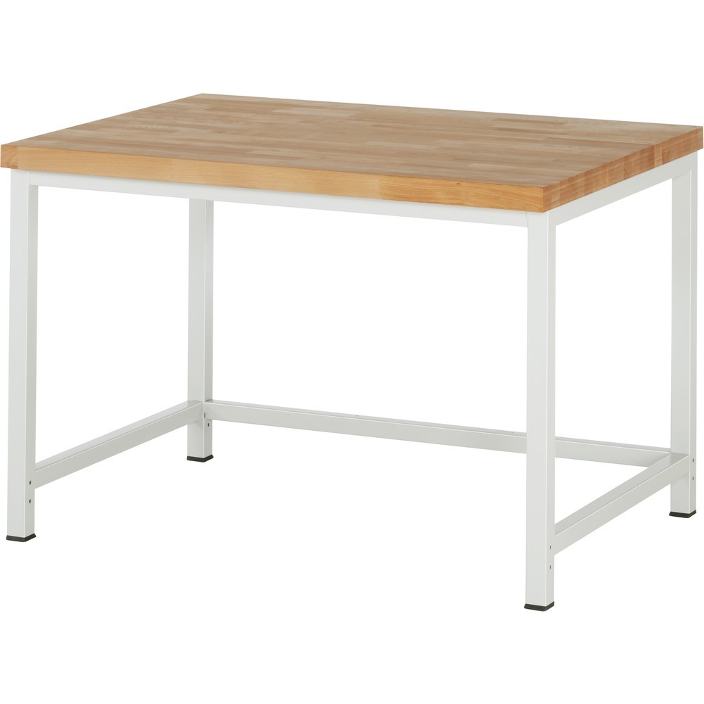 Product afbeelding: Werkbank RAU serie 8000, massief beuken werkblad, dikte 40 mm, hxbxd 840 x 1.250 x 900 mm