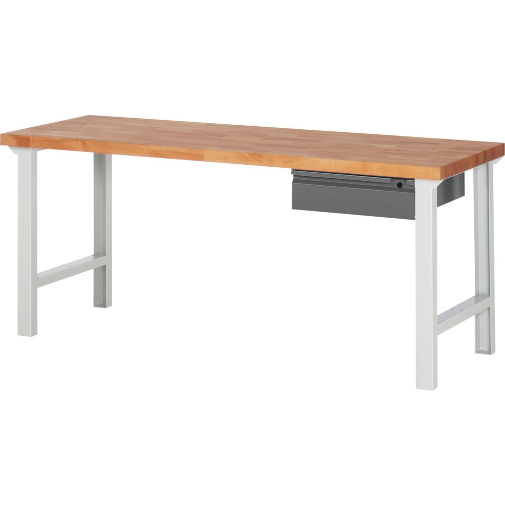 Product afbeelding: Werkbank Steinbock®, met lade, hxbxd 840 x 2.000 x 700 mm, RAL 7035 / 7016
