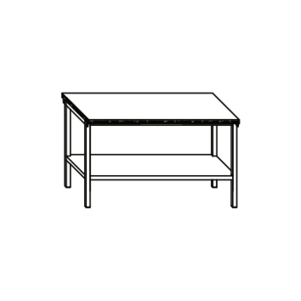 Productafbeelding nr. 3: Werkbanktafel PAVOY met aflegvlak, hxbxd 900 x 1.500 x 700 mm, lichtgrijs